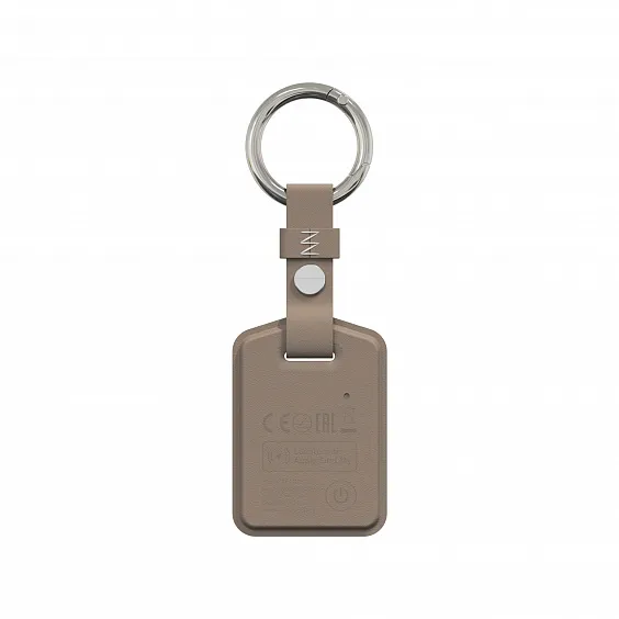 Метка Bluetooth Magssory Ultima Geo Mini Tag, с поддержкой Find My, латте