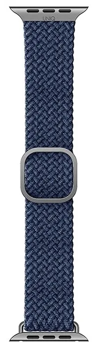 Ремешок Uniq для Apple Watch 45/44/42 mm ASPEN Strap Braided, синий