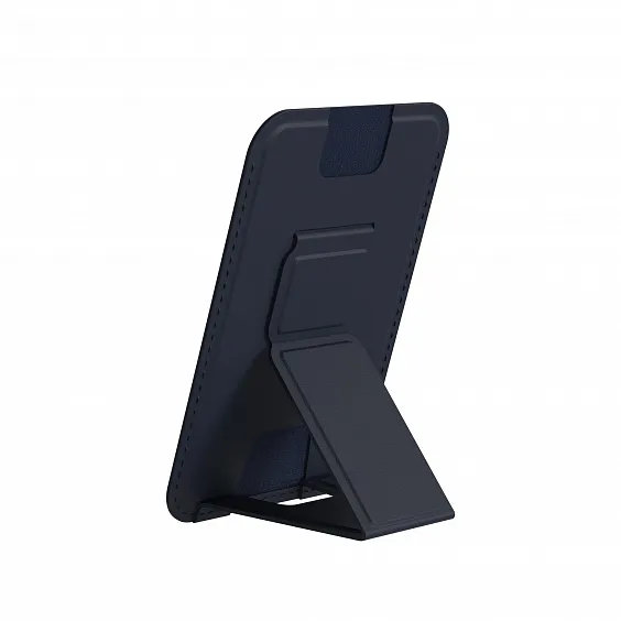 Кошелек-кардхолдер Magssory Duo c подставкой и магнитами, совместимый с MagSafe, синий