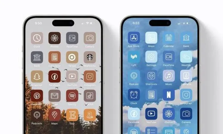 В iOS 18 может появиться возможность изменять цвет и стиль иконок приложений.