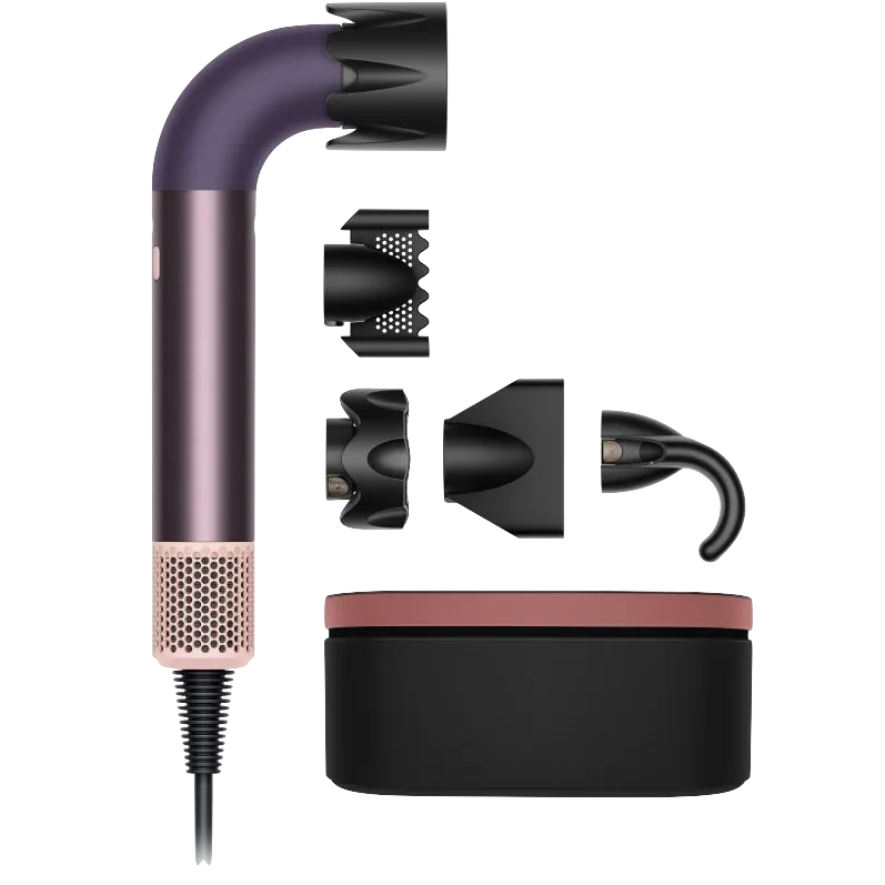 Фен Dyson Supersonic R HD17 для прямых волос (Straight+Wavy) Сливовый с кейсом