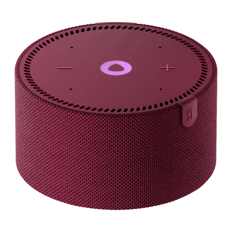 Умная колонка Яндекс Станция Мини, красный гранат