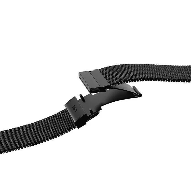 Ремешок Uniq для Apple Watch 49/46/45/44 mm Dante PRO Strap Mesh Steel Graphite Black