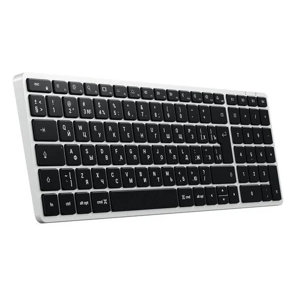 Клавиатура беспроводная Satechi Slim X2 Bluetooth Keyboard, серебристый