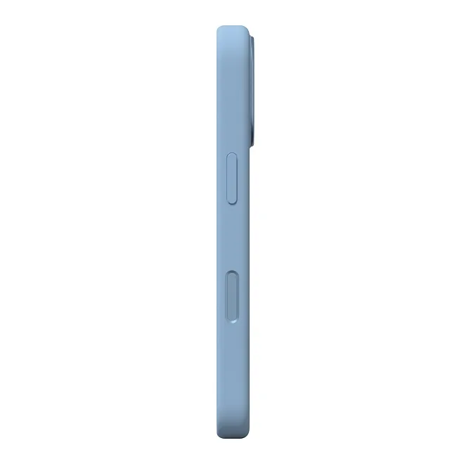 Чехол Magssory для iPhone 17, силикон, с магнитами, совместимый с MagSafe, голубой