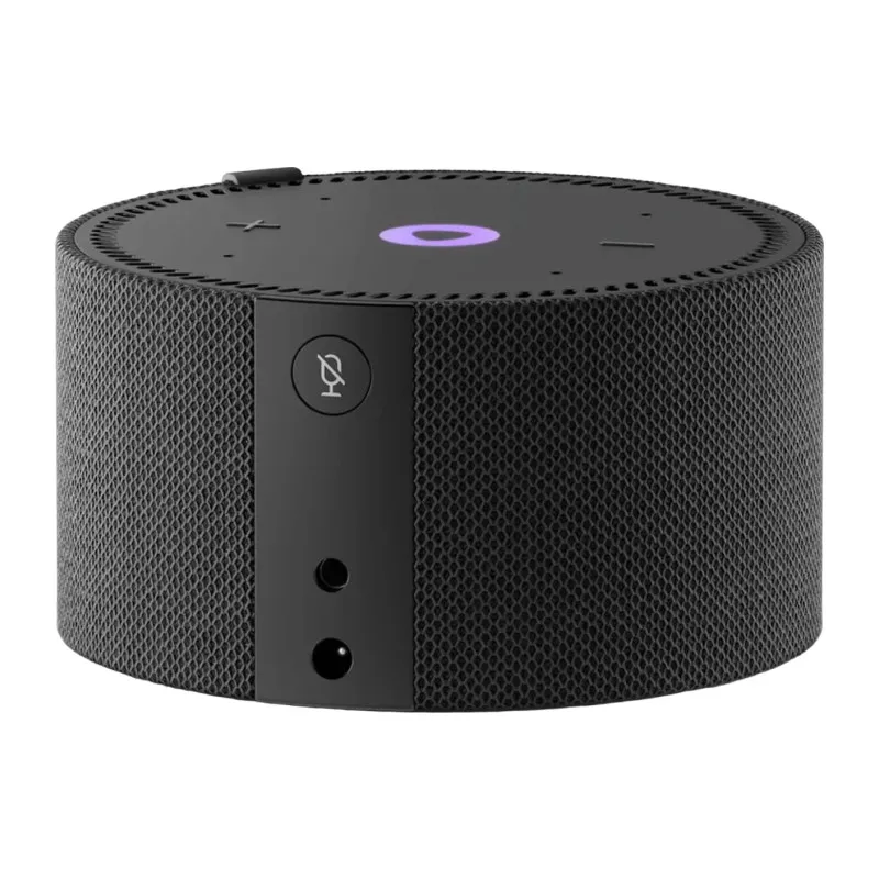 Умная колонка Яндекс Станция Мини с часами, черный оникс