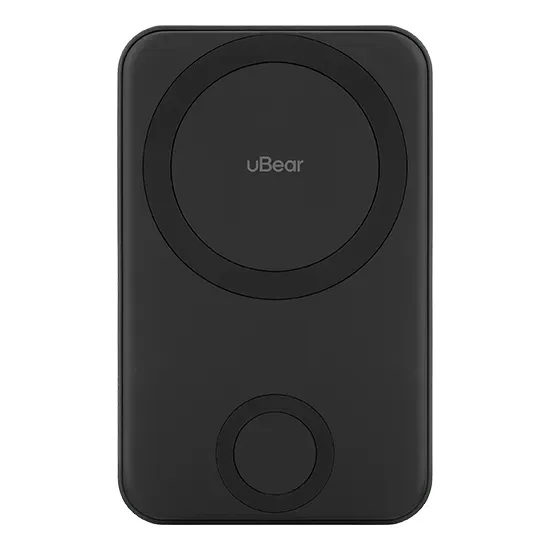 Внешний аккумулятор uBear Range с MagSafe и Apple Watch 10 000 mAh, PD20W, черный