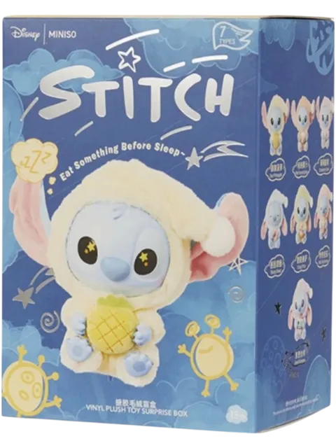 Игрушка Labubu Stitch Eat Something Before Sleep