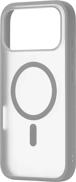Чехол защитный uBear Cloud Mag Case для iPhone 17 Pro Max, MagSafe, серый