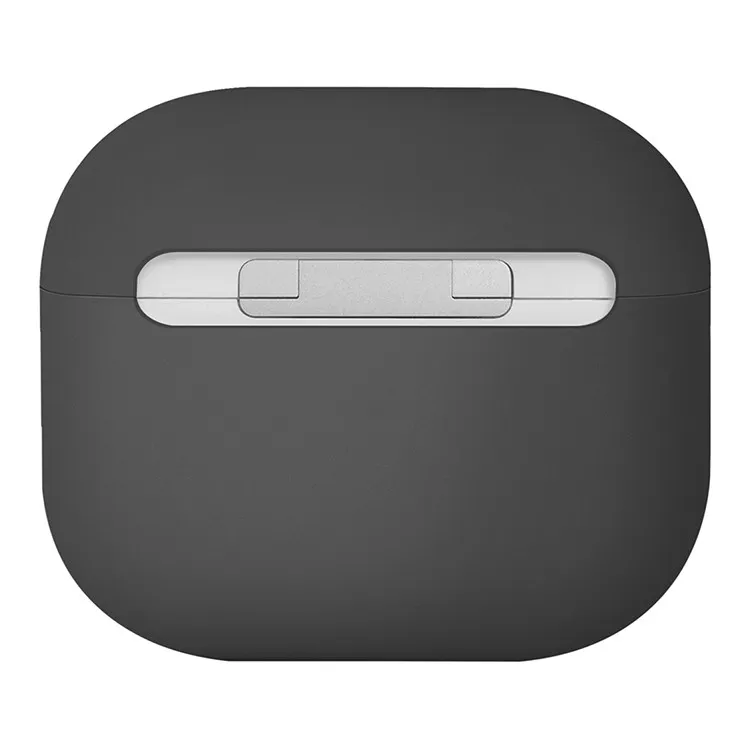 Чехол Uniq для Airpods 4 LINO Liquid silicone Grey
