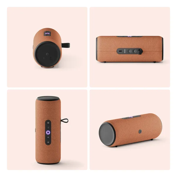 Умная портативная колонка Яндекс Станция Стрит, Оранжевый