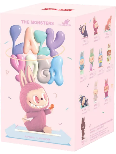 Игрушка Labubu The Monsters Figures Lazy Yoga
