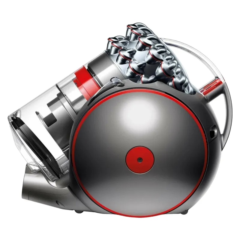 Пылесос Dyson Cinetic Big Ball Absolute 2, никель/красный