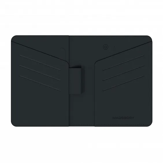 Обложка для паспорта Magssory Ultima Geo Passport Cover, с поддержкой Find My, тёмная ночь