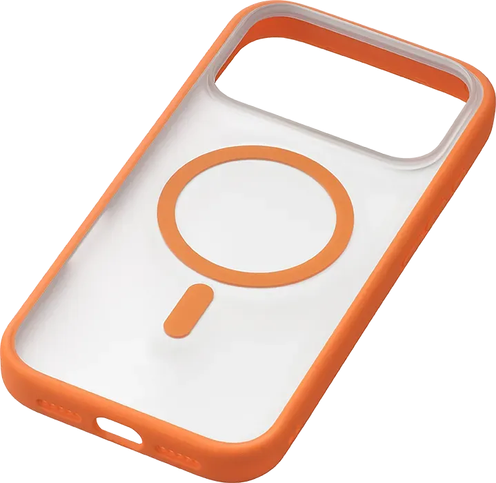 Чехол защитный uBear Cloud Mag Case для iPhone 17 Pro, MagSafe, оранжевый