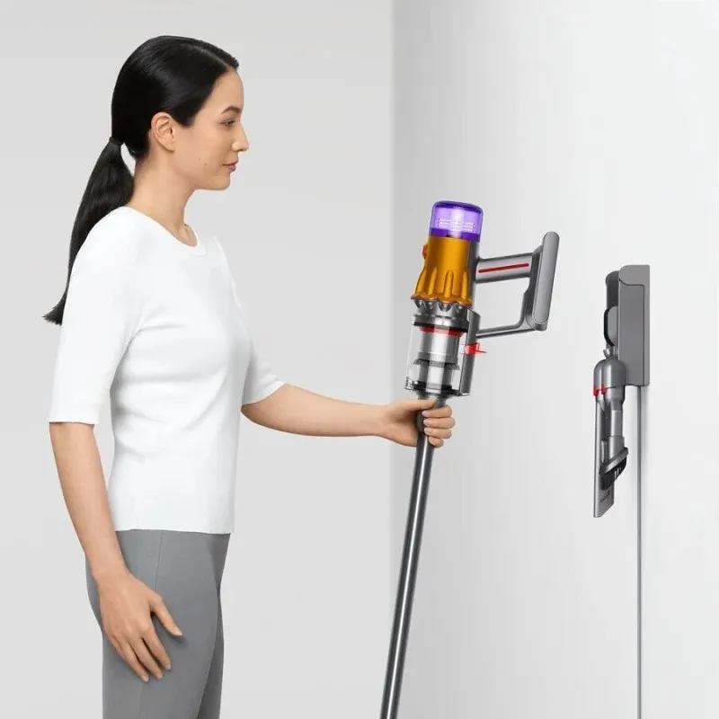 Беспроводной пылесос Dyson V12 Detect Slim Absolute, желтый/никель