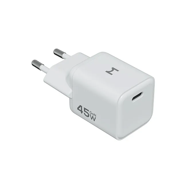 Сетевое зарядное устройство Magssory Nano 45W GaN, с функцией быстрой зарядки, белый