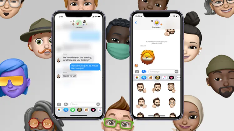 Изменения в iMessage, Memoji