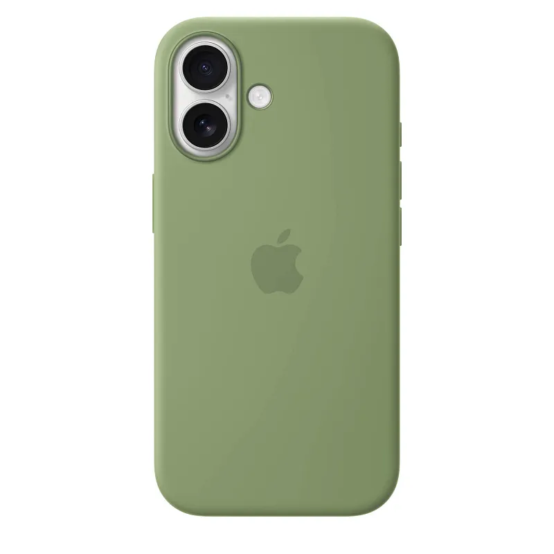 Чехол Apple для iPhone 17 Silicone MagSafe, «светлый мох»