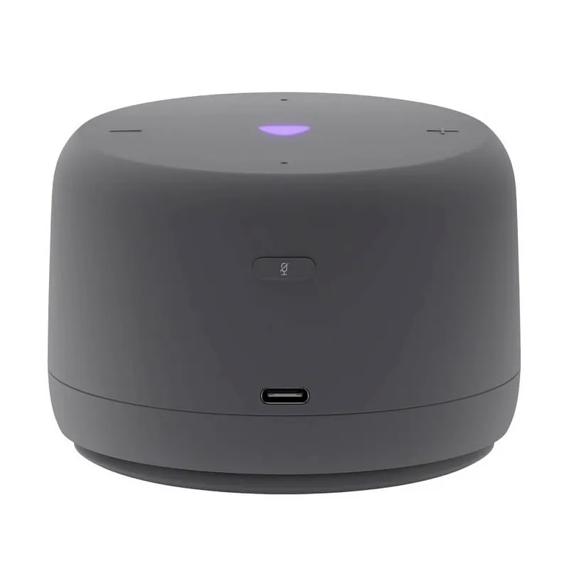 Умная колонка Яндекс Станция Лайт 2 с Алисой, без часов, чёрный