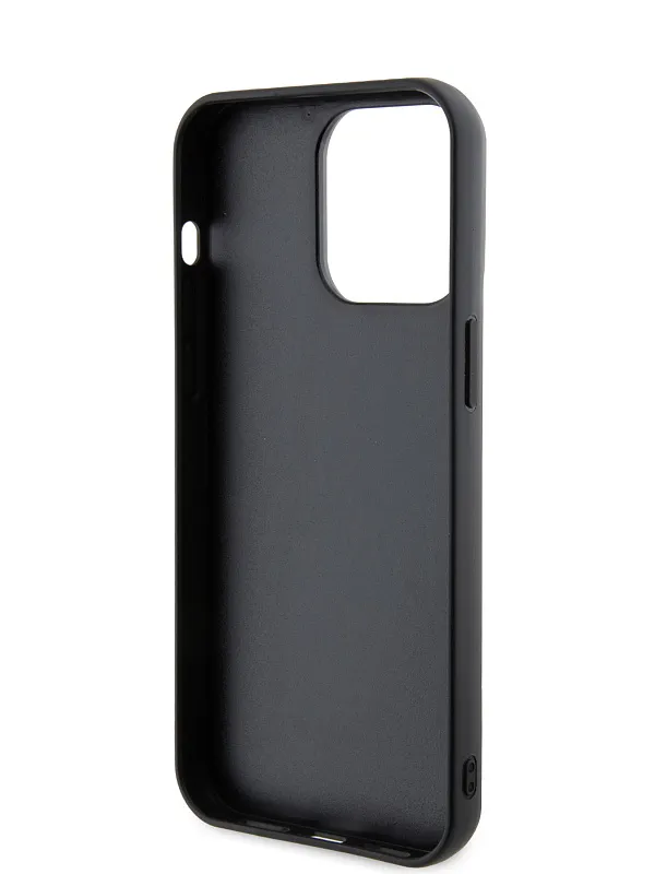 Чехол Lagerfeld для iPhone 15 Pro Max 3D Rubber NFT Karl & Choupette Hard Black