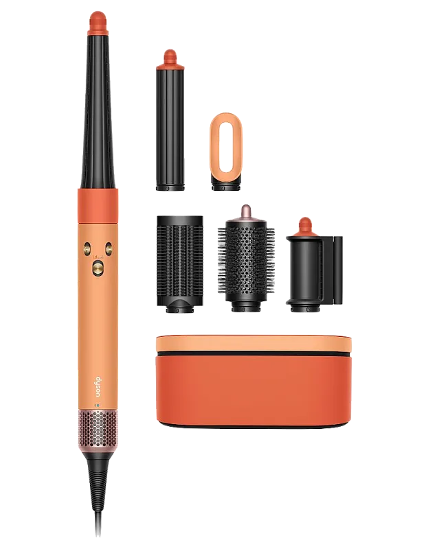 Мультистайлер Dyson Airwrap i.d. HS08 Straight+Wavy для прямых волос (Ceramic Apricot/Topaz) (Абрикосовый/Топаз)