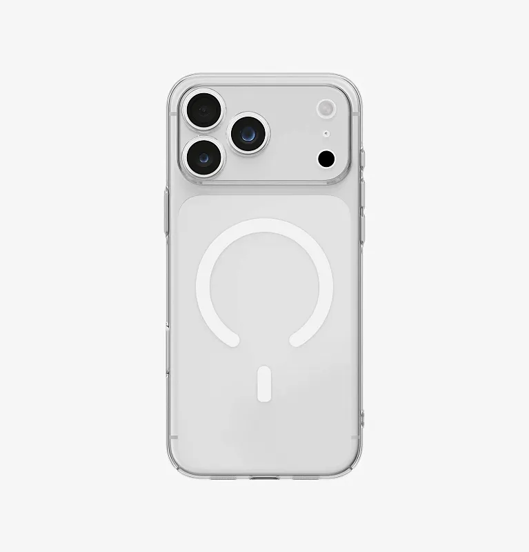 Чехол Uniq AirSuit Glossy Clear для iPhone 17 Pro Max/18 Pro Max, MagSafe, прозрачный