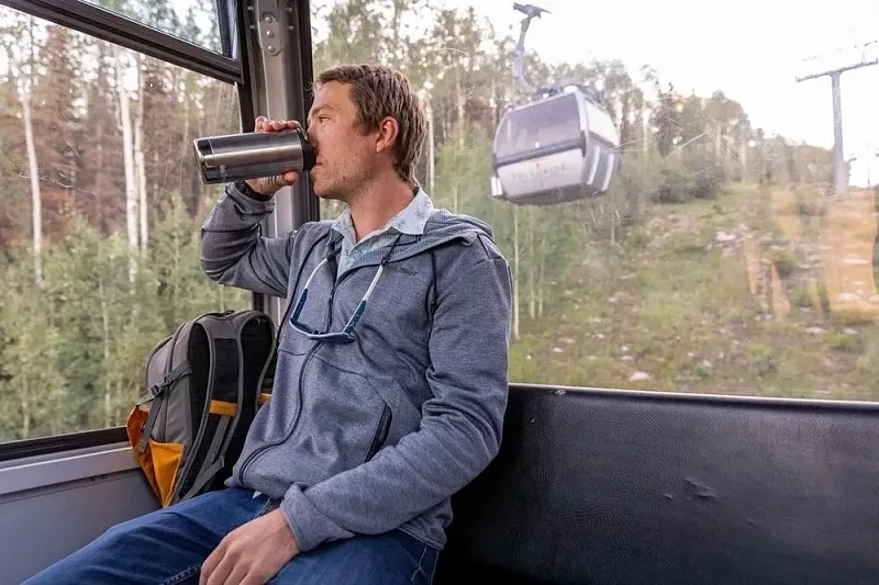 Термокружка Klean Kanteen TKWide Cafe Cap 12oz (355 мл) Brushed Stainless