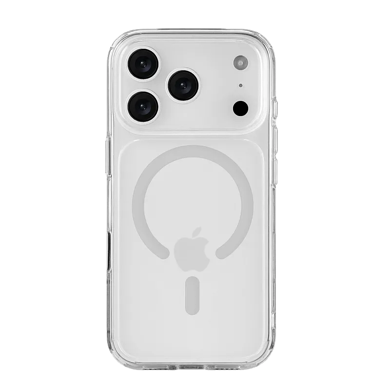 Чехол защитный uBear Real Mag Case для iPhone 17 Pro, MagSafe, прозрачный