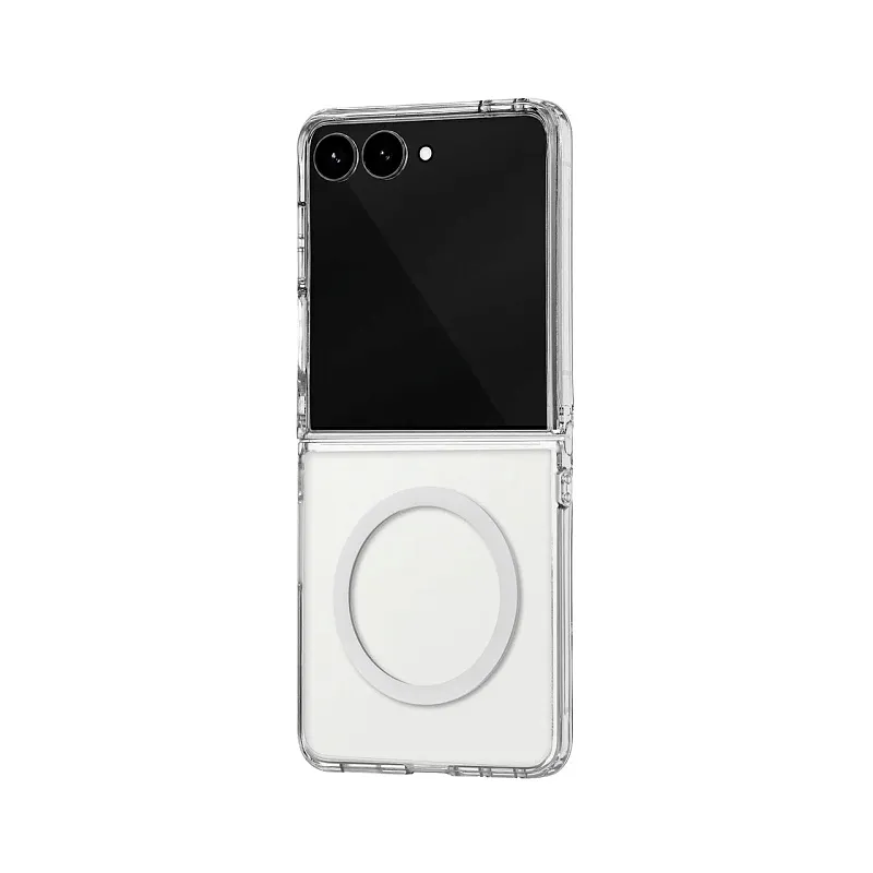 Чехол защитный uBear Real Mag Case для Samsung Galaxy Z Flip8, MagSafe, прозрачный
