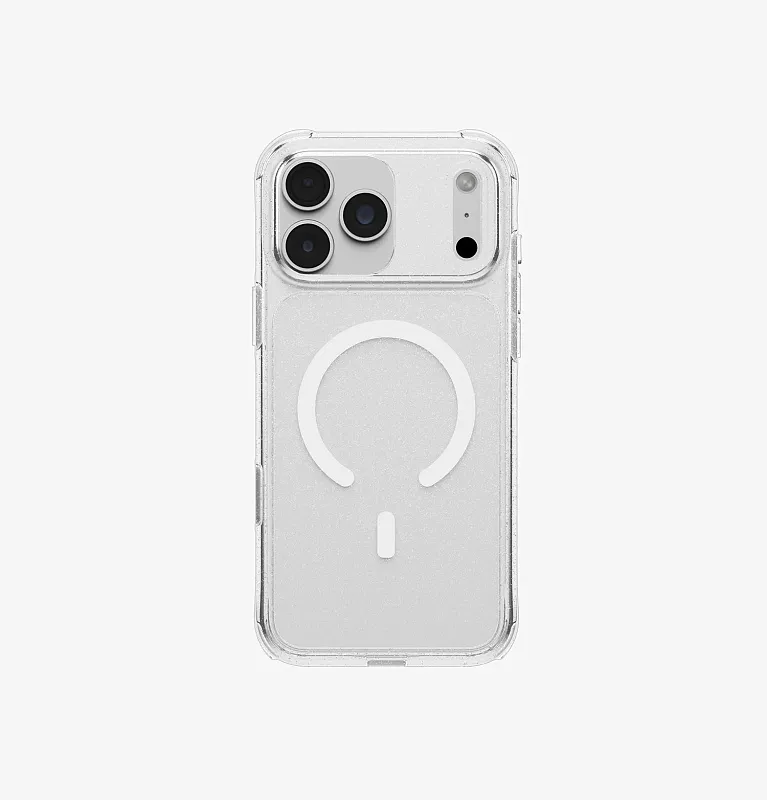 Чехол Uniq LifePro Xtreme Tinsel Lucent для iPhone 17 Pro Max/18 Pro Max, MagSafe, прозрачный