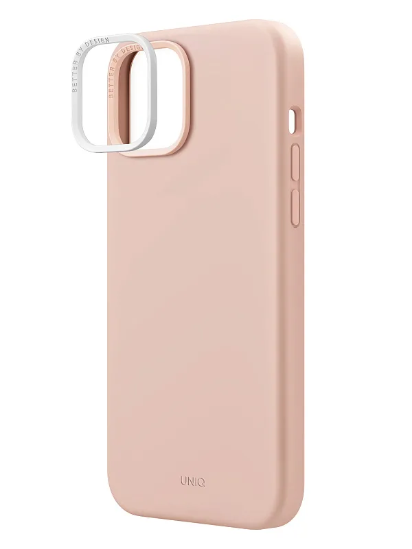 Чехол Uniq для iPhone 15 LINO Pink (Magsafe)