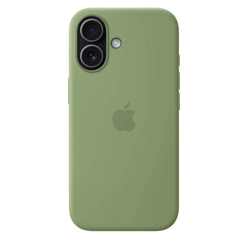 Чехол Apple для iPhone 17 Silicone MagSafe, «светлый мох»