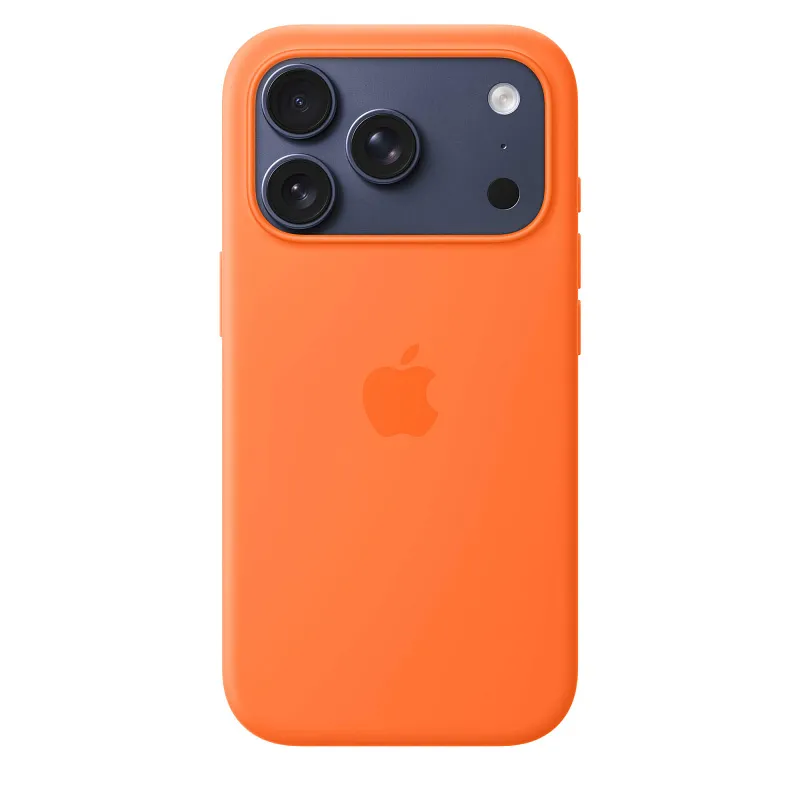 Чехол Apple для iPhone 17 Pro Silicone MagSafe, оранжевый