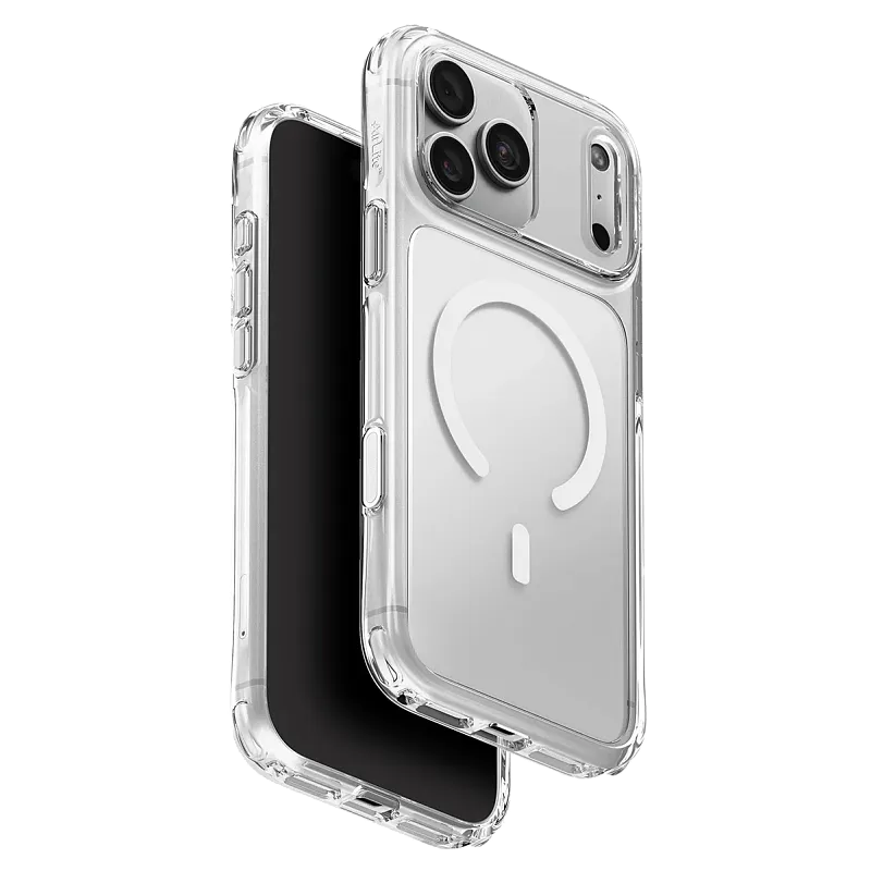 Чехол Uniq LifePro Xtreme Crystal Clear для iPhone 17 Pro/18 Pro, MagSafe, прозрачный