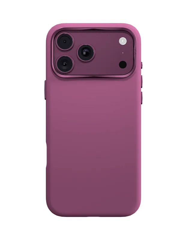 Чехол защитный VLP Aster Pro Case с MagSafe для iPhone 18 Pro Max, темно-вишневый