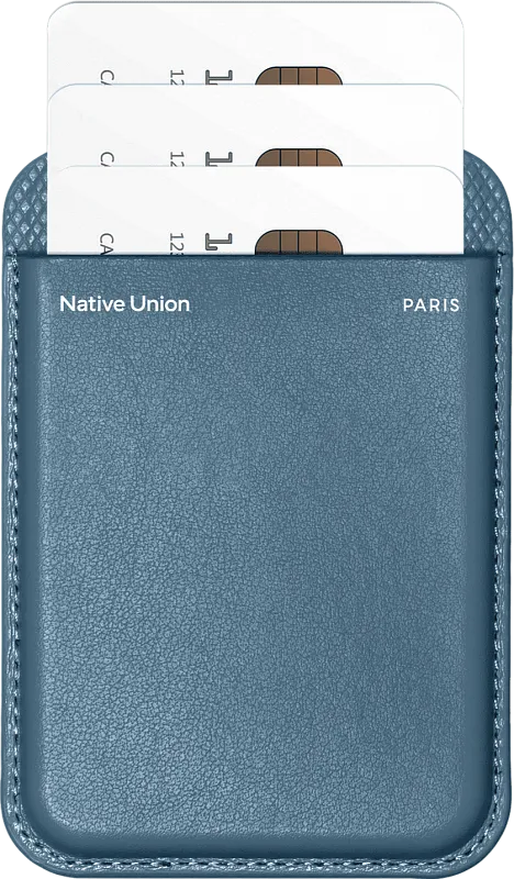 (RE)CLASSIC CARD WALLET NAVY, чехол для пластиковых карт Native Union, цвет: синий