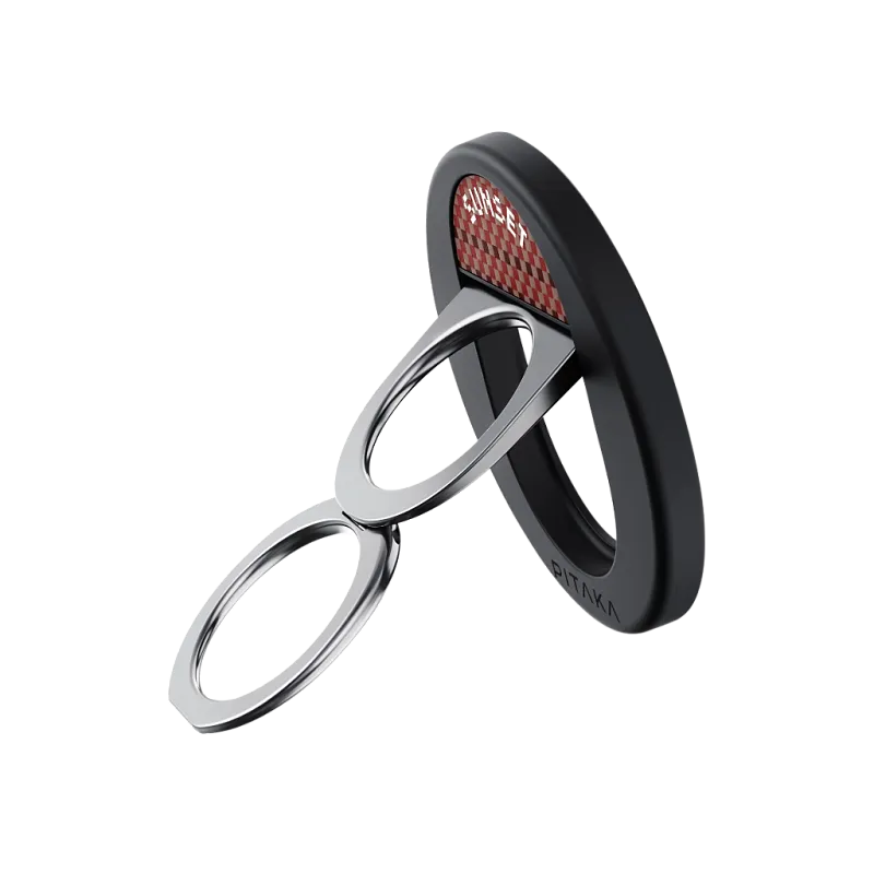 Магнитная подставка с NFC PITAKA MagEZ Grip 3, «закат» (Sunset)