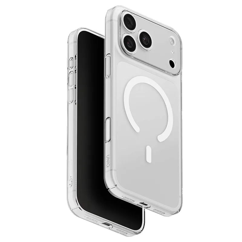 Чехол Uniq AirSuit Glossy Clear для iPhone 17 Pro Max/18 Pro Max, MagSafe, прозрачный