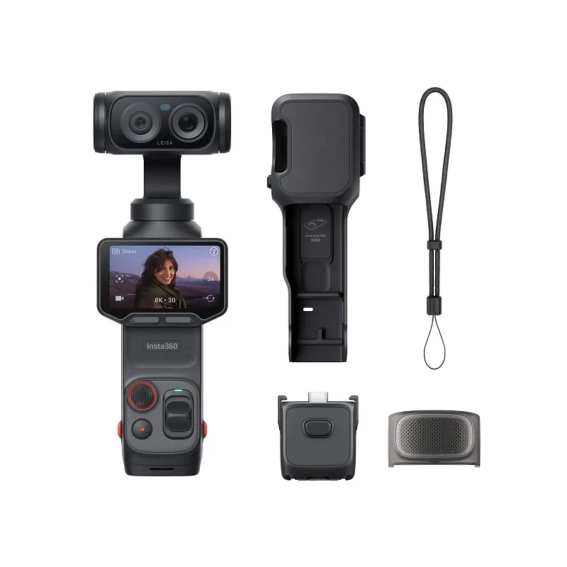 Экшн-камера Insta360 Luna Ultra Standard Bundle, чёрный