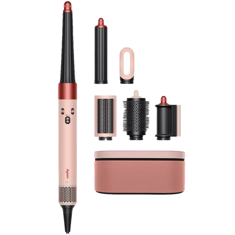 Мультистайлер Dyson Airwrap i.d. HS08 Straight+Wavy для прямых волос, Сакура (Sakura Cherry/Kanzan Pink)