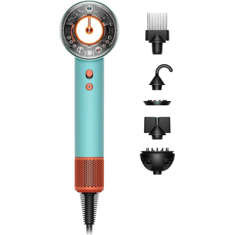 Фен Dyson Supersonic Nural HD16 для кудрявых волос (Curly+Coily) Керамическая патина/Топаз