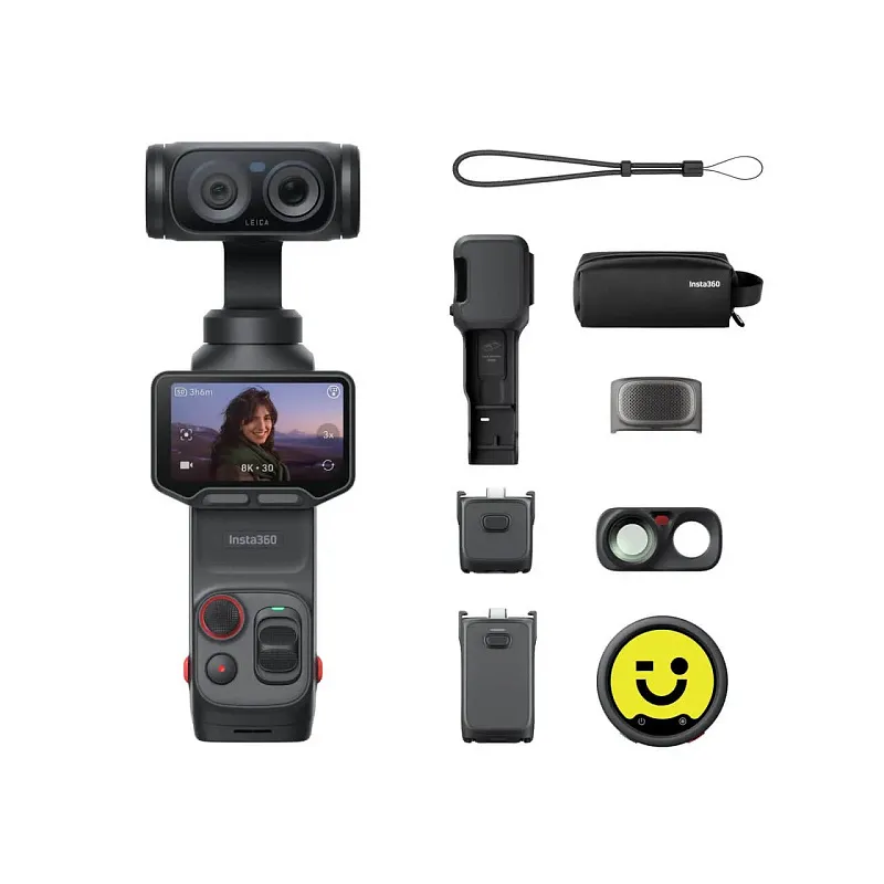 Экшн-камера Insta360 Luna Ultra Creator Bundle, чёрный