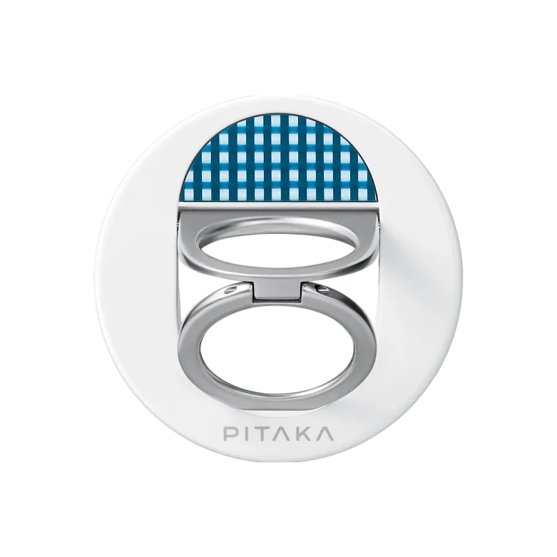 Магнитная подставка с NFC PITAKA MagEZ Grip 3, «синий океан» (Ocean Blue)
