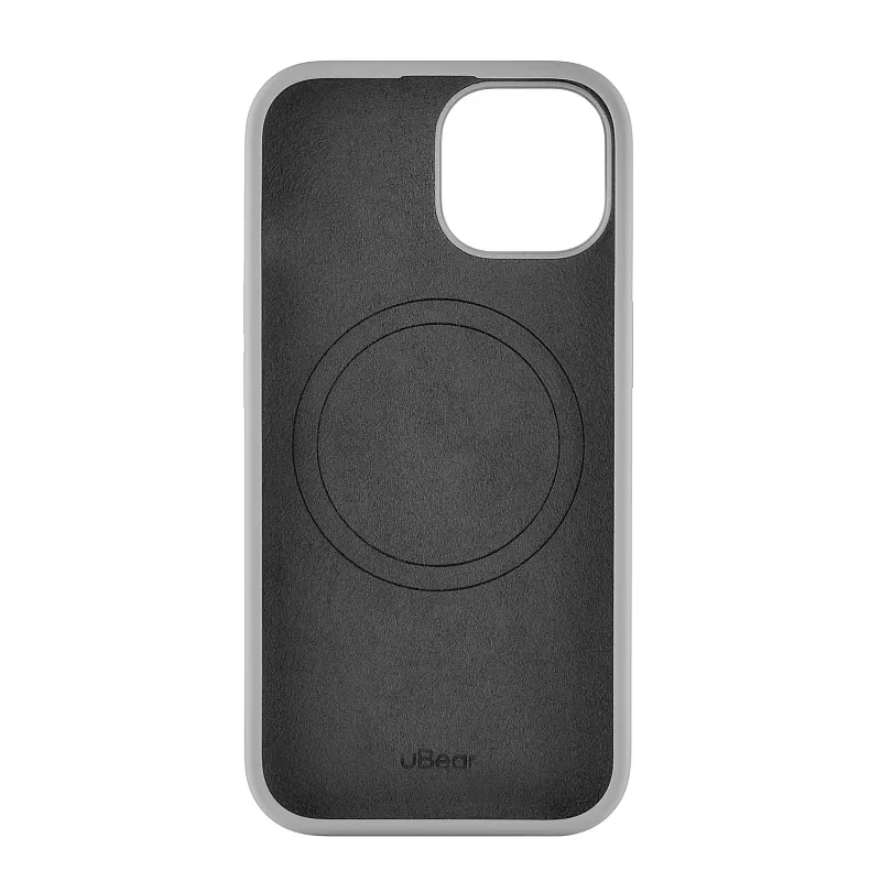 Чехол защитный uBear Touch Mag Case для  iPhone 15, MagSafe совместимый, силикон, софт-тач