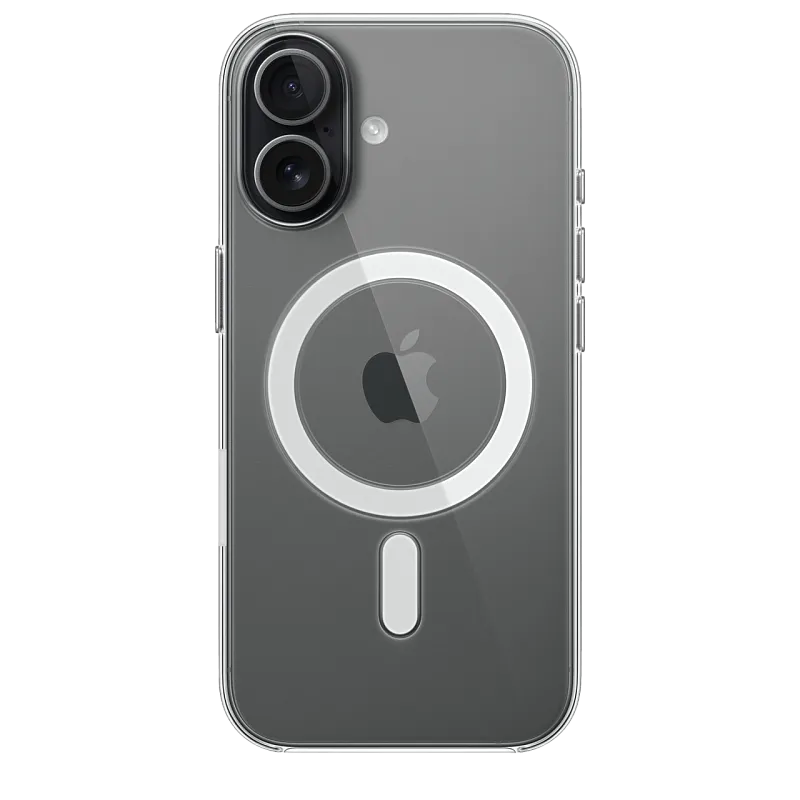 Чехол Apple для iPhone 17 Clear MagSafe, прозрачный