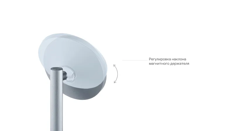 Беспроводное зарядное устройство uBear Stage Pro, 3-в-1, MagSafe совместимое, цвет серый космос