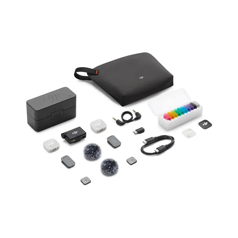 Беспроводной микрофон DJI Mic Mini 2 (2 передатчика + 1 приемник + чехол-аккумулятор)
