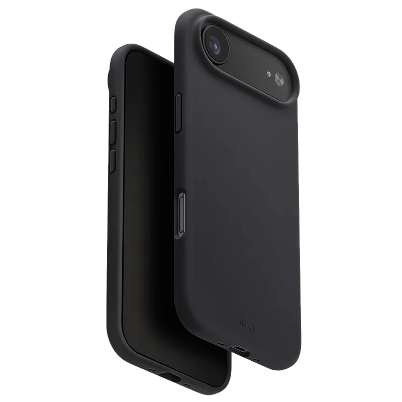 Чехол Uniq для iPhone Air LINO Charcoal Grey (MagSafe), «угольный серый»