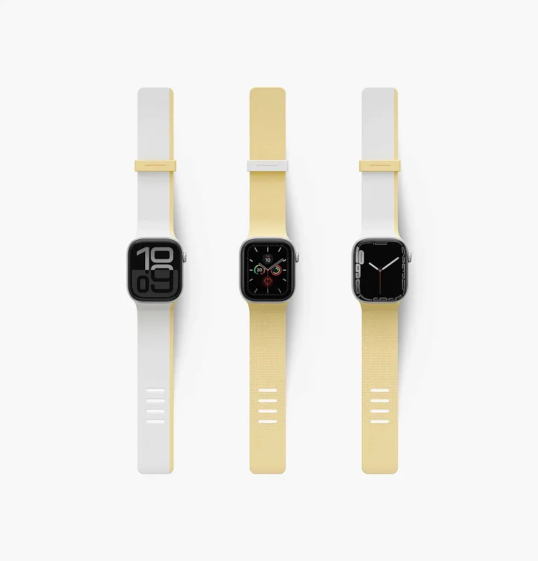 Ремешок Uniq для Apple Watch 42/41/40 мм Revix IV reversible Magnetic "сливочно-жёлтый"